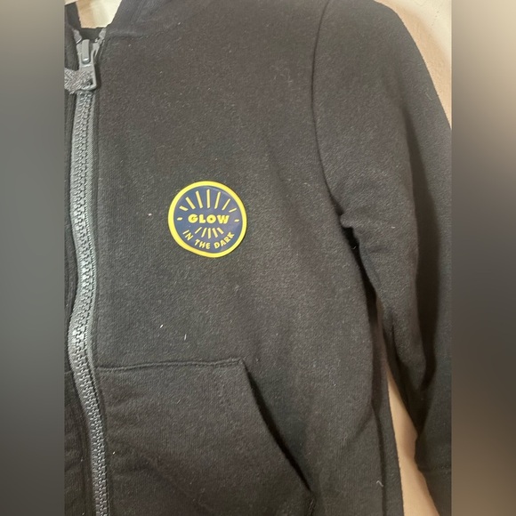 Toddler Boys' Glow In the Dark Dino Halloween Zip-Up Sweatshirt Cat &
Jack 12M - Picture 5 of 7